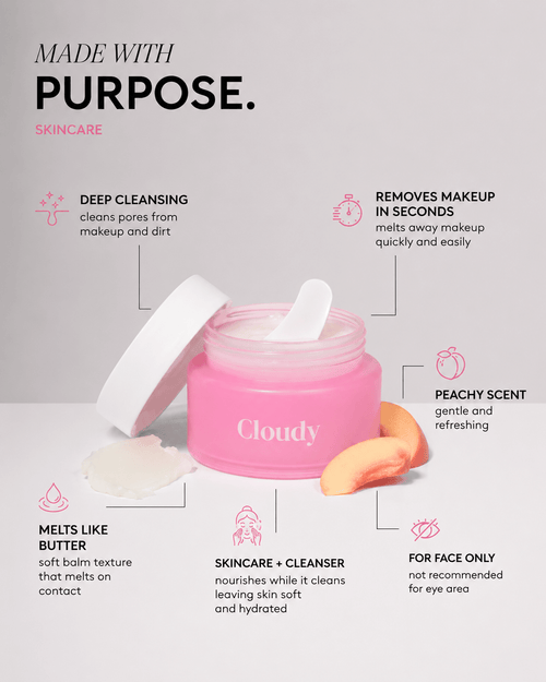 Butter Makeup Remover Balm + Cleanser - Cloudy Cosmetics